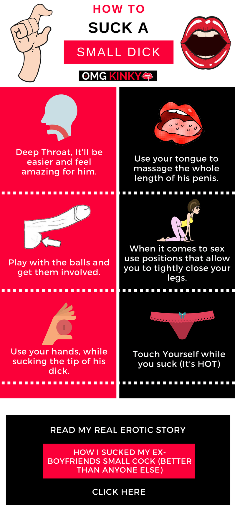 infographic of small penis chart