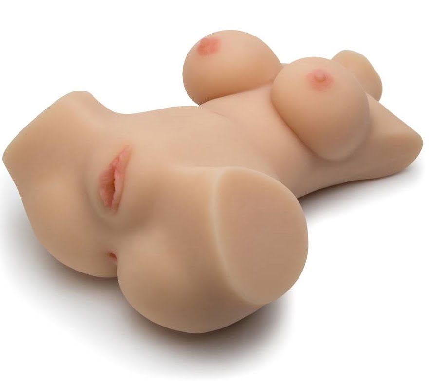 high quality sex doll laying on its back