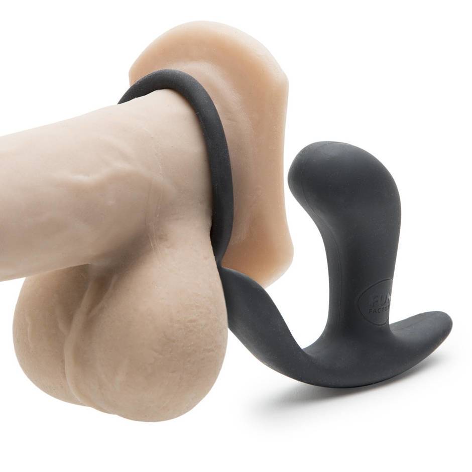 cock ring with butt plug added