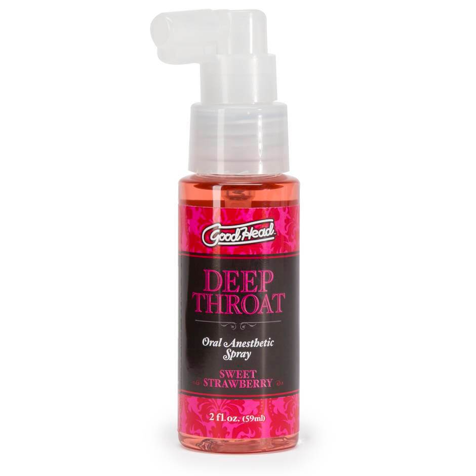 bottle of deep throat spray