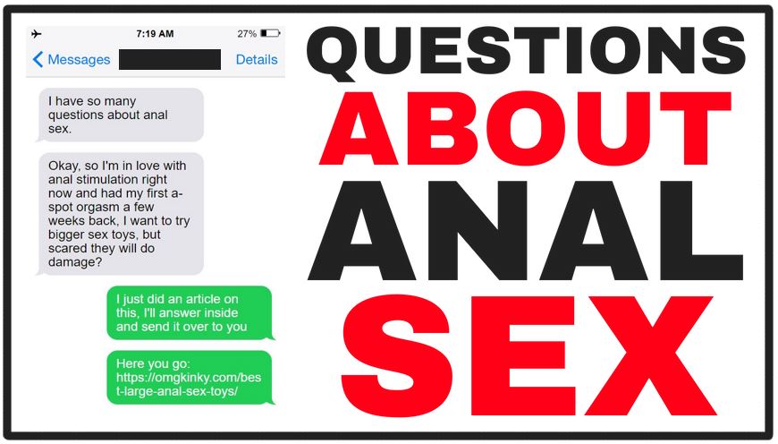 questions about anal sex
