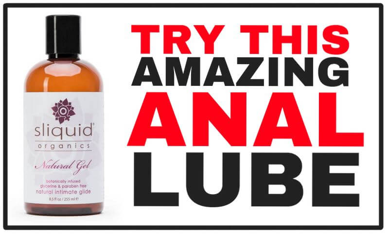 bottle of anal lubrication