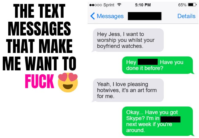 my private hotwife text messages
