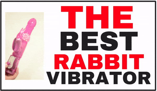 gif of rabbit vibrator turned on and rotating 
