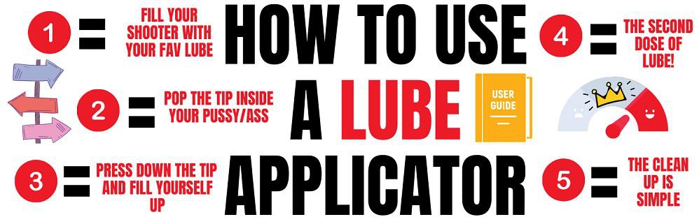 how to use a lube applicator