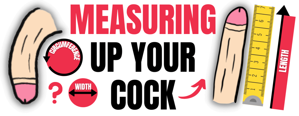 how to measure your cock for a cock cage using a ruler