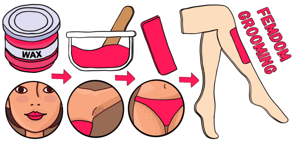 pictures of how to wax yourself